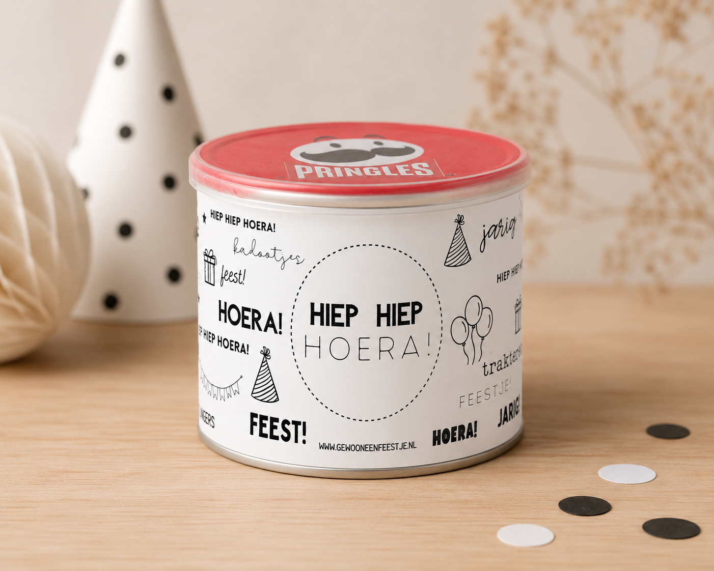 Printable wikkel pringles | jarig