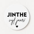 Gepersonaliseerde sticker | 10 stuks | naam + leeftijd (2)