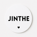 Gepersonaliseerde sticker | 10 stuks | naam + hartje