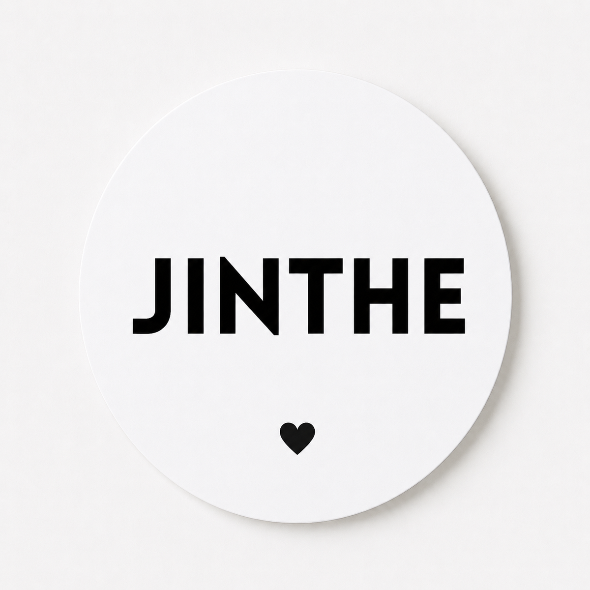 Gepersonaliseerde sticker | 10 stuks | naam + hartje