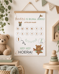 Printable | aftellen | gepersonaliseerd | Beer
